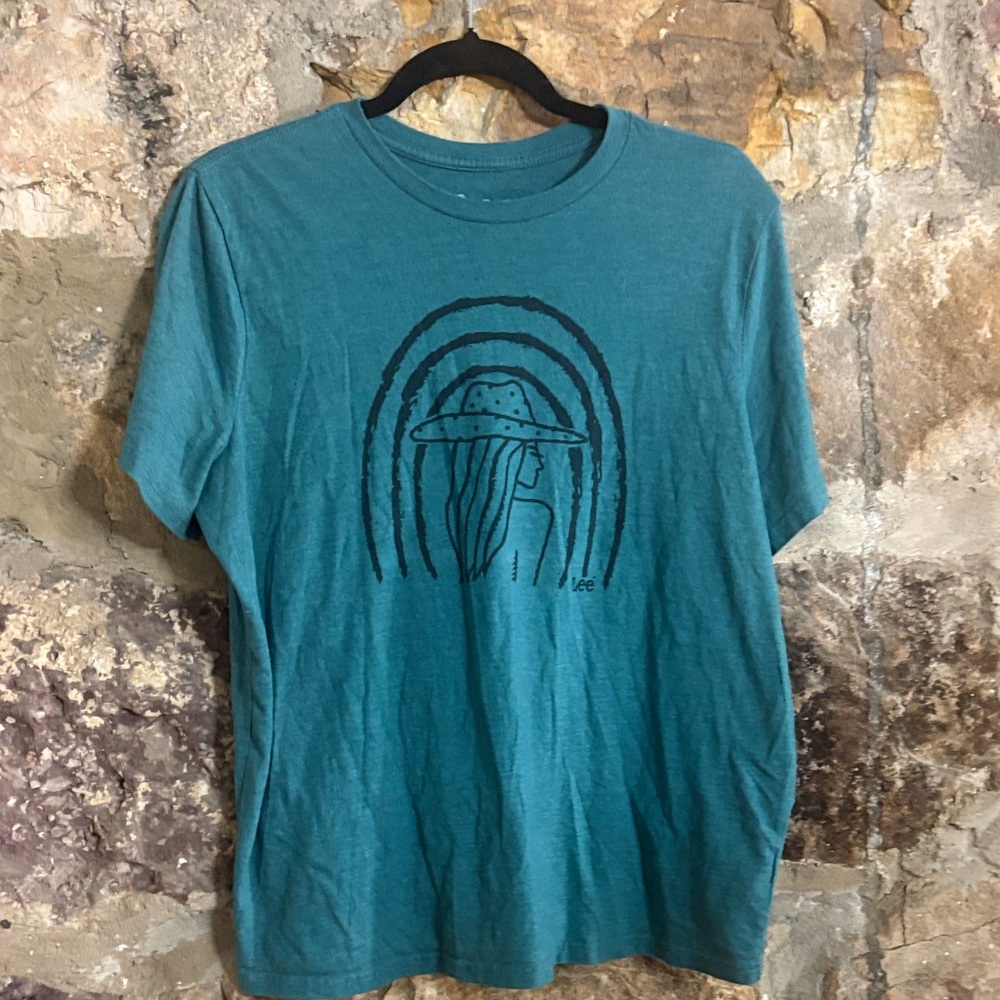 Lee Teal Short Sleeve Graphic Tee